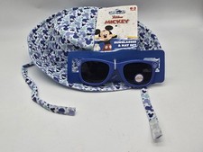 Disney Junior MICKEY Sunglasses Hat Summer Beach Set 100 UV Protection 0-3 Y