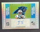 2025 Donruss Optic Ja'Tavion Sanders Base (RAW)