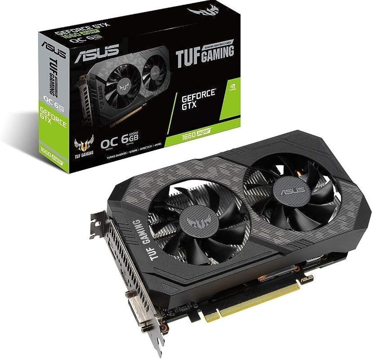 ASUS GeForce GTX 1660 SUPER OC 6GB GDDR6 Gaming Graphics Card (TUF
