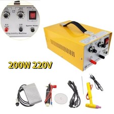 Saldatrice a punti scintillanti a impulsi saldatrice gioielli oro argento platino 200W 220V