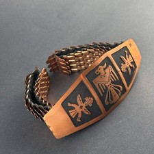 Vintage Native Tribal Belt Solid Copper