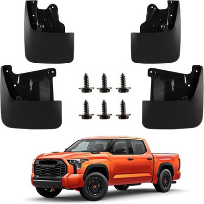 4 Pack Truck Mud Flaps for Tundra 2022-2025 Front & Rear Splash Guards.