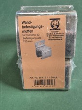 HBS Betz Wandmuffen für Tore bis 200/400 kg Laufschienen Befestigung