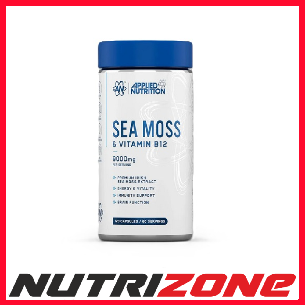 Applied Nutrition Sea Moss + Vitamin B12 Daily Wellness Support Vegan Capsules - 120 Capsules - Image 3
