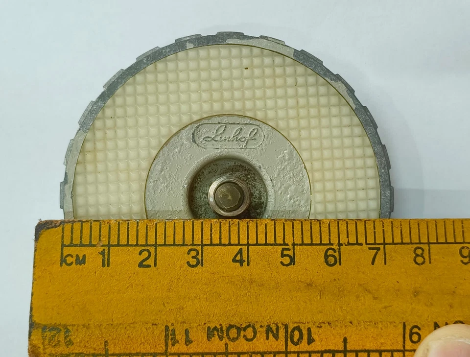 Adaptador de cabeza de trípode Linhof grande de doble rosca con placa superior envío gratuito S50 Foto 4 de 4