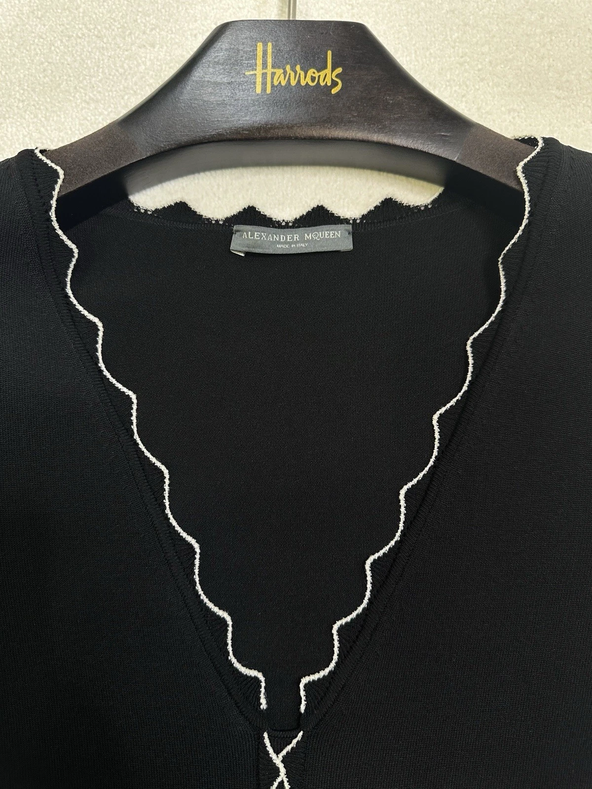 Abito ALEXANDER MCQUEEN valore £ 2400 IT taglia 42 INT M UK 10 US 6 immacolato