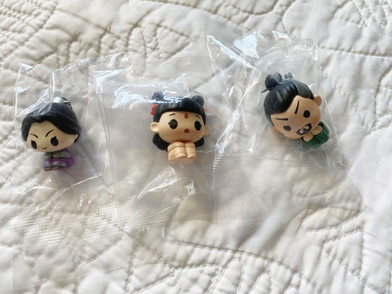 Ne Zha and Family mini Gacha figures Li Jing Lady Yin
