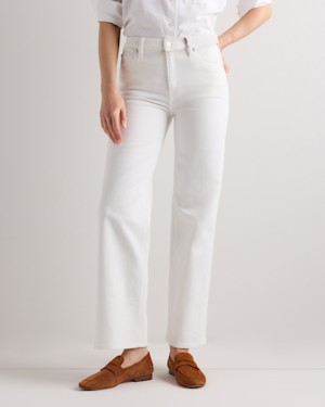 Quince Bella Stretch Relaxed Straight Jeans White 30-71776955121-1378793-$50