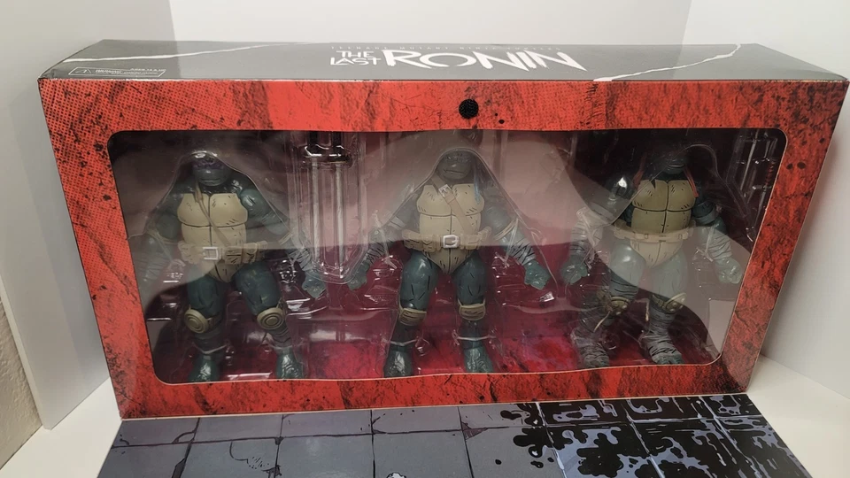 NECA Teenage Mutant Ninja Turtles TMNT The Last Ronin Ghost Brothers Paquete de 3 Foto 3 de 4