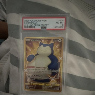 golden snorlax pokemon cards chilling reign Snorlax (Secret)
