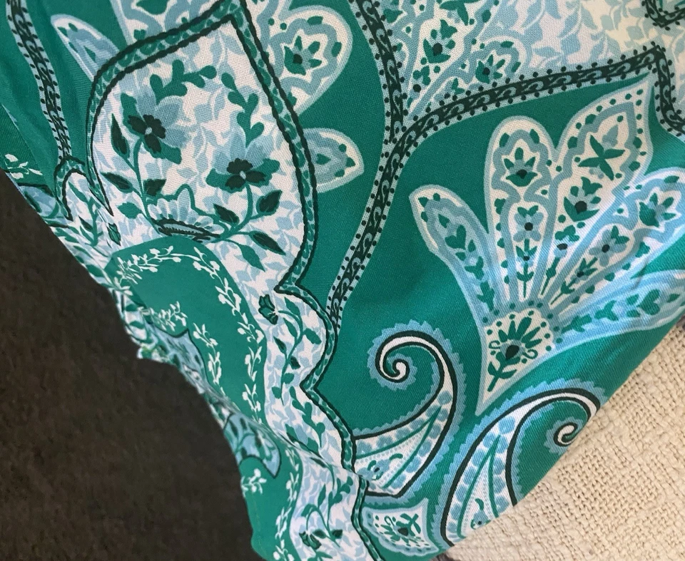 Katies Top Blouse Shirt Size 18 Green Boho 3/4 Sleeve New Tagged $84 - image 3 of 4