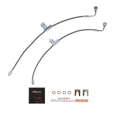 4''-6'' Heavy Duty Brake Line Extension for Chevy Blazer 4WD 1987-91 Straight Axle