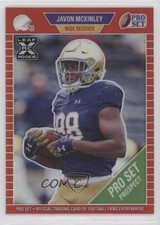 2021 Leaf Pro Set Metal Red Rainbow 80/100 Javon McKinley #38 g7c