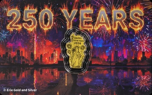 250 Years Liberty 1/1000th oz Gold Coin