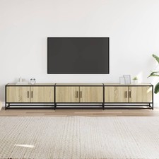 Modern TV Stand 240cm with Doors TV Unit Cabinet Storage Living Room Furniture