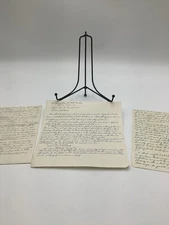 Vintage Handwritten Religious & Historical Manuscript Letters-Prophecy