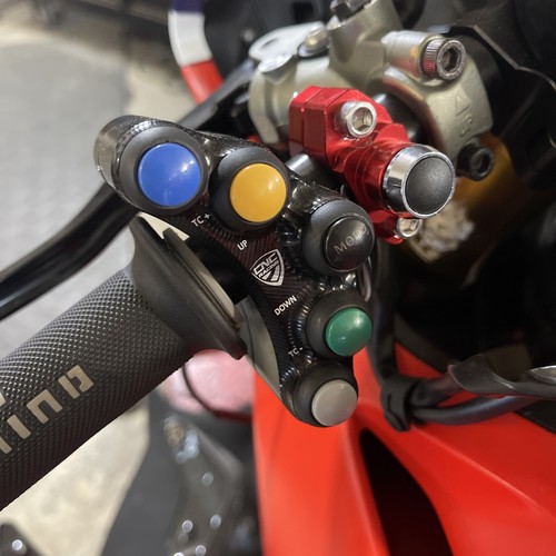 CNC Racing Left Side 7 Button RACE Switch Ducati Panigale / Streetfighter/ V4 /S