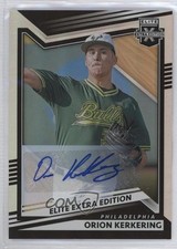 2022 Panini Elite Extra Edition Signatures Orion Kerkering #152 Auto 0zp0