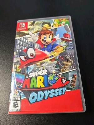 Complete Super Mario Odyssey Nintendo Switch Game& Case,  TESTED 