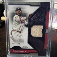 2024 Topps Tier One #T1R-MH Michael Harris II Tier One Relics #/149 Braves