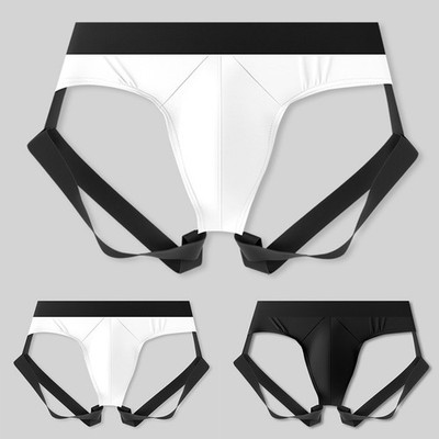 Herren G-String Gummibund 80%Polyamid+20%Elasthan Solides Muster Niedriger Bund