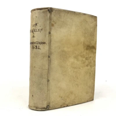 LES MORALES 1632 Le Tasse VÉLIN XVIIe - Photo 1/4