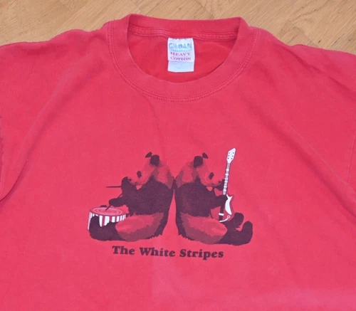 THE WHITE STRIPES rock concert tour tee t-shirt 2000s vintage concert t-shirt, vintage, single stitch, B+ condition