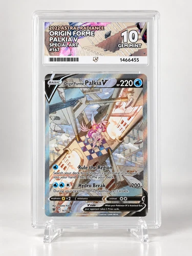 Ace 10 Origin Forme Palkia V Astral Radiance 167/189 Perfect Subs GEM MINT