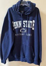 Penn State Blue Hooded Sweatshirt Size Large