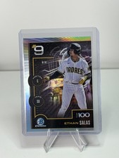 2025 Bowman #BTP-9 Ethan Salas Bowman Scouts Top 100 Refractor