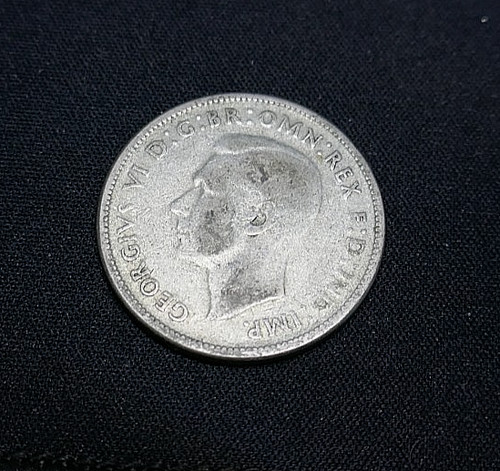 1946 Australia Silver Florin (2 Shilling) Coin