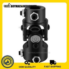 New 1 Round X 34 Dd Black Powder Coated Steering Shaft U Joint Coupling New 1 Round X 34 Dd Black Powder Coated Steering Shaft U Joint Coupling