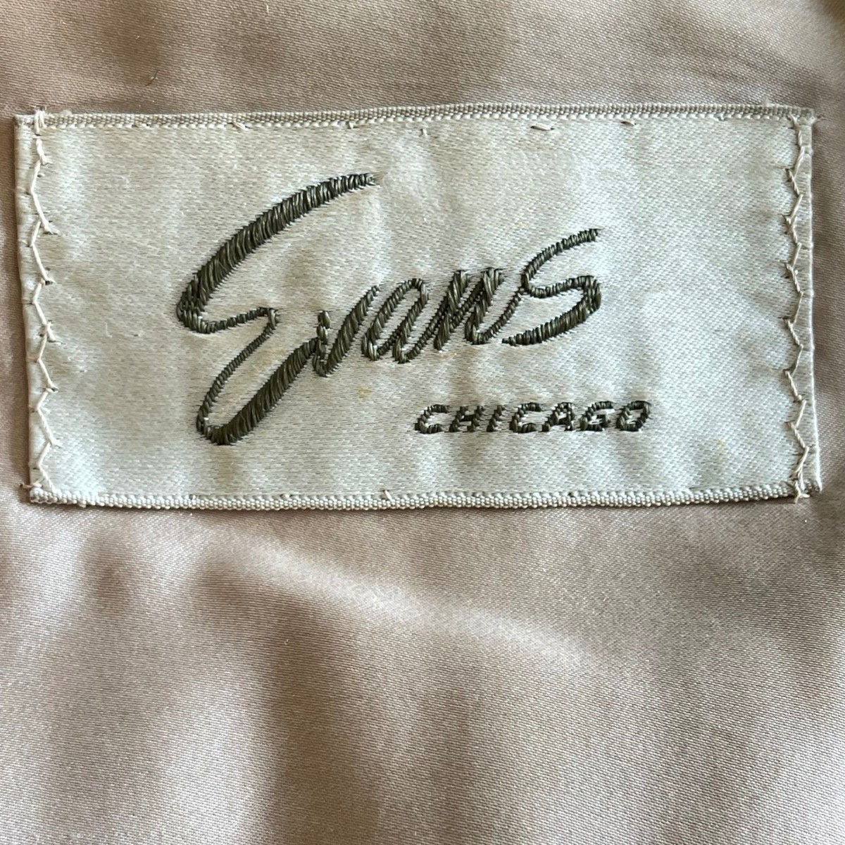 Evans Chicago Vintage Real Fur Stole Wrap Cape Honey Brown Autumn Haze Shawl View 3