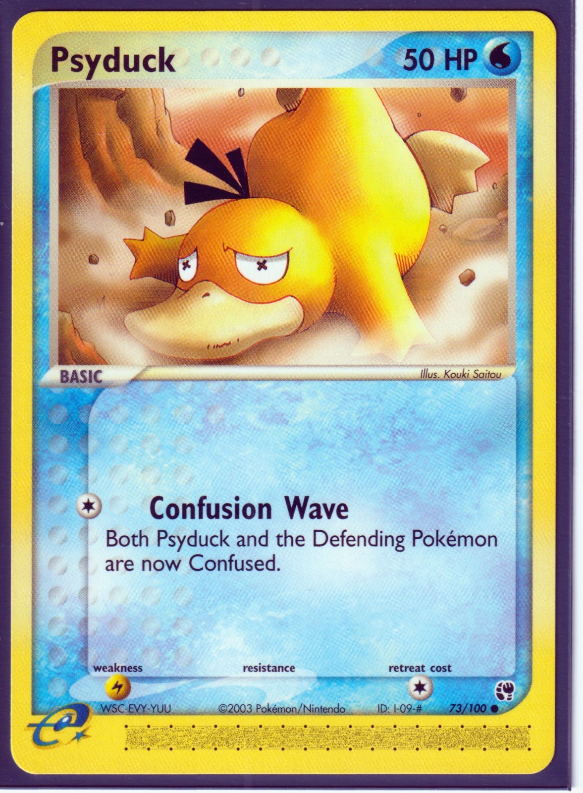 VINTAGE 2003 POKEMON PSYDUCK 73/100 EX SANDSTORM (E-SerIes) REGULAR - MINT