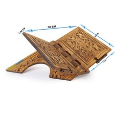 Foldable Wooden Desktop Book Stand, Quran Stand, Bible Stand, Reader Gift