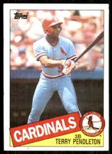 Terry Pendleton 1985 Topps #346 Cardinals MLB READ FREE SHIPPING AutographDen