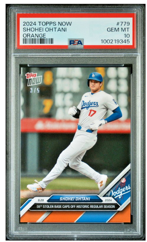 2024 Topps NOW Shohei Ohtani Last SB of 50/50 Season (59) #779