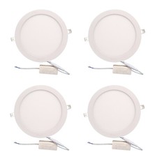 10PACK 8inch LED Ceiling Lights Ultra-Thin Recessed Retrofit Kit 6000K Daylight