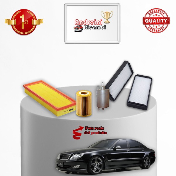 Wartungsset Filter Mercedes W220 S-Klasse 320 165KW 224PS Ab 1999-image