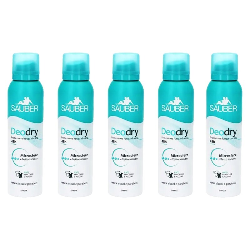 Sauber Deodry Deodorante Spray 150 Ml - Immagine 3
