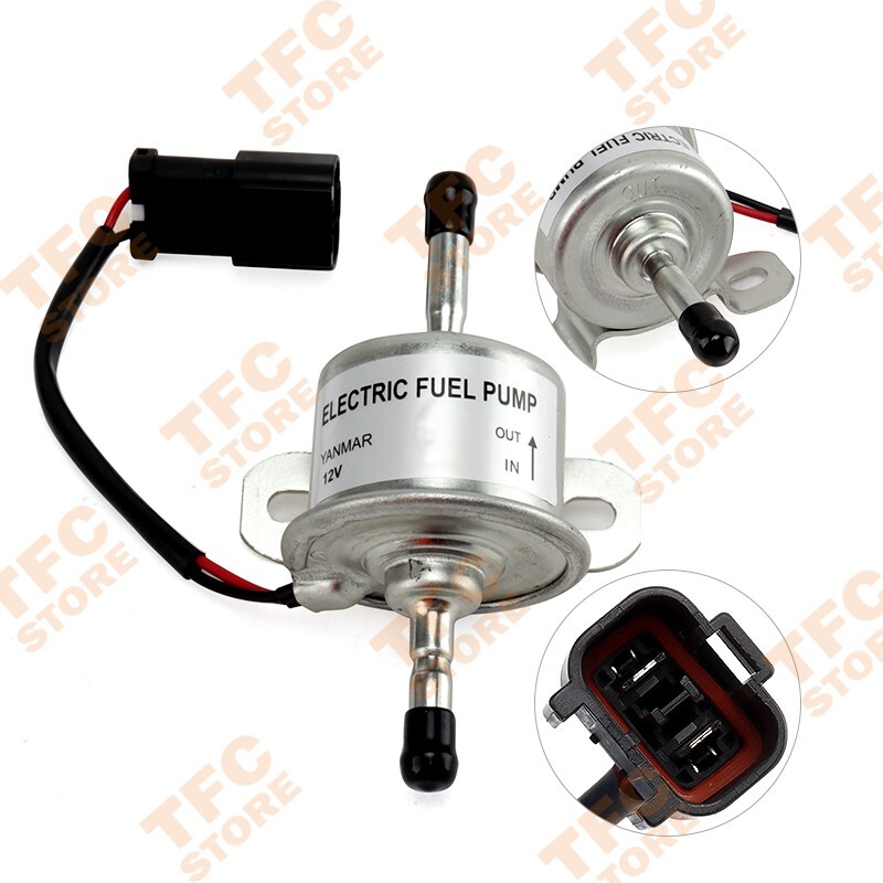 12V Fuel Pump 119225-52102 For Yanmar 4TNV84 4TNV88 3TNV88 2TNV70