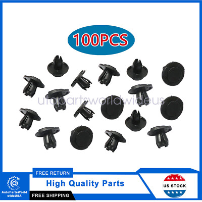 100PCS Fit for Nissan Infiniti 01553-05323 Cowl Bumper Fender Liner Push Clips