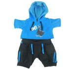 TEDDY BEAR CLOTHES Dinosaur Hoodie & Black Joggers -16"/40cm BUILD a TEDDY BEAR