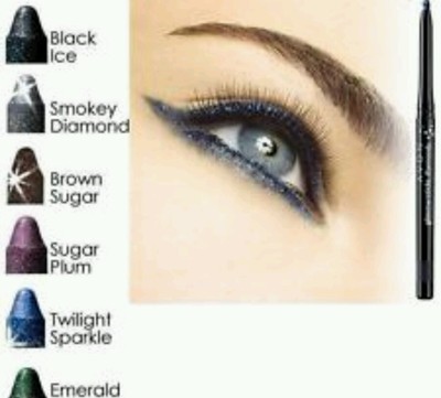 black sparkle eyeliner