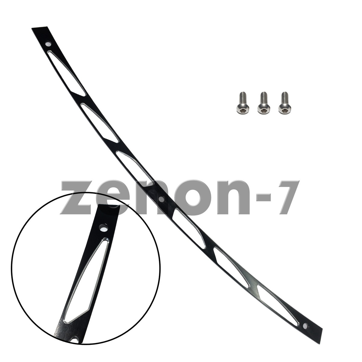 Black Fairing Windshield Trim For 1996-2013 Harley Electra Glide