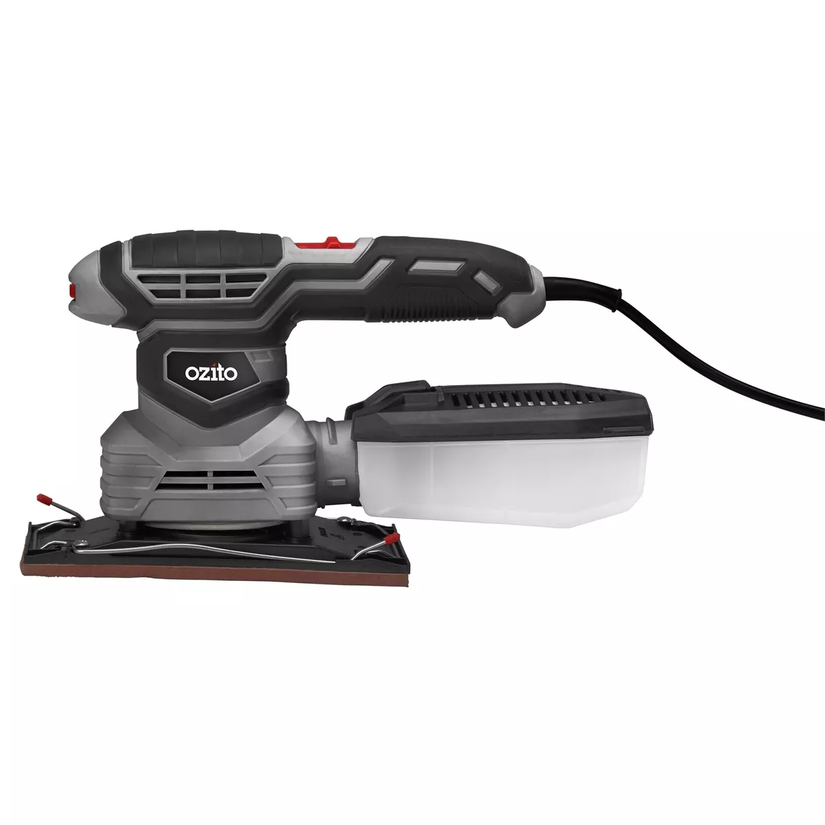 Ozito 200W Multi Sander Kit 3 Interchangeable Bases With Sanding