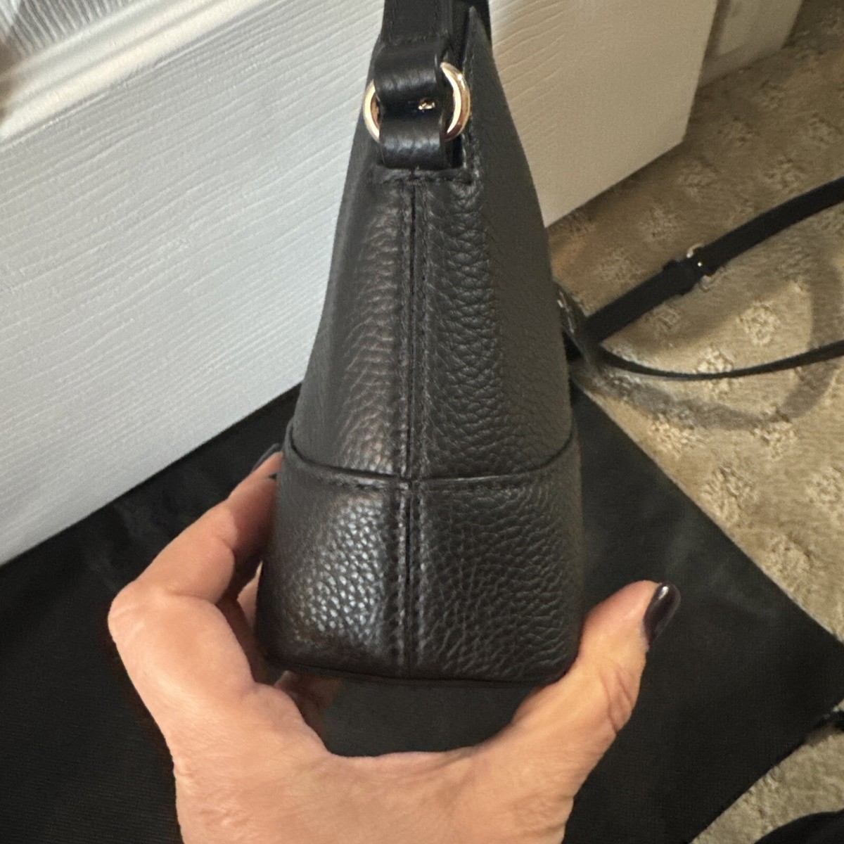 Kate Spade Southport Avenue Hanna Crossbody Bag Purse Black Kate Spade Southport Avenue Hanna Crossbody Bag Purse Black