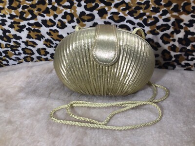 Vintage Another Y&S Original Pale Golden Shell Shape Evening