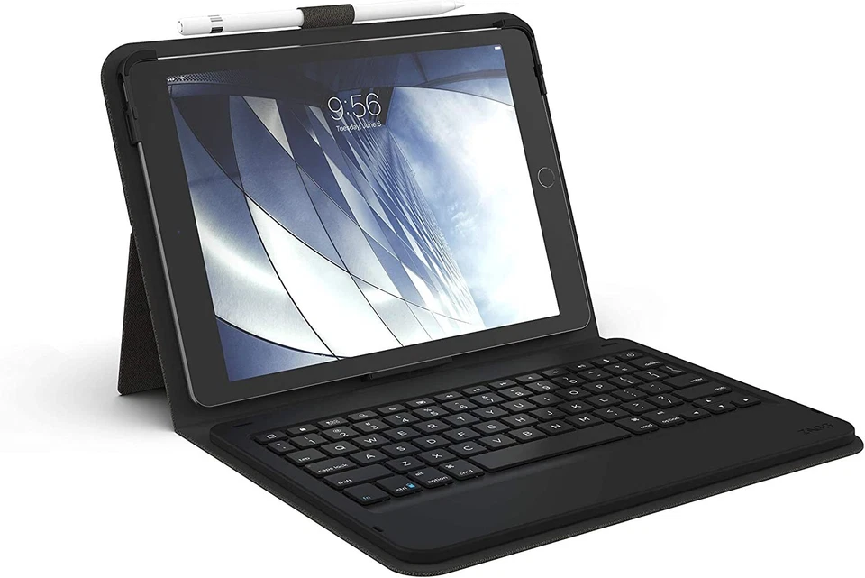 ZAGG Messenger Folio Bluetooth Tablet Keyboard Made Apple iPad 97 Gen 7 - Image 2 of 4