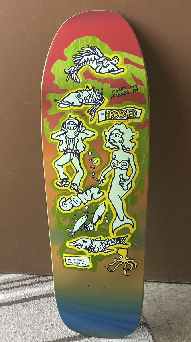 Krooked Mark Gonzales Color My Friends 2024 Skateshop Day Krooked Mark Gonzales Color My Friends 2024 Skateshop Day